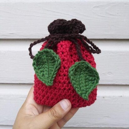 Apple Soap Cozy (or Small Gift Bag)