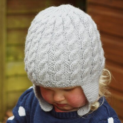 Addison Cabled Earflap Hat