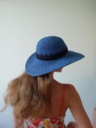 Sun raffia hat Bambino