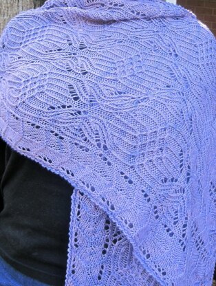 Shiso Cluster Lace Shawl