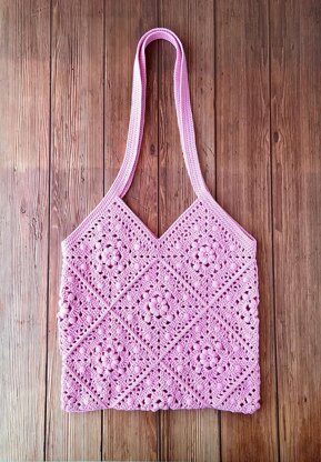 Tote bag Pink Jasmine