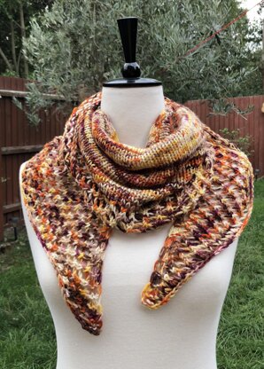 Pebble and Beach Shawl Knitting pattern by Jem Arrowsmith | LoveCrafts