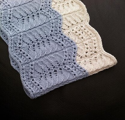 Iris - fern lace loop scarf