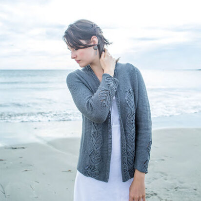 Lantana Cardigan in Berroco Fiora - Downloadable PDF