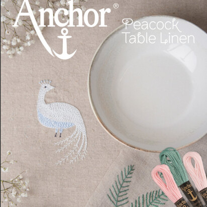 Anchor Peacock Table Linen - 0022500-00001-11 - Downloadable PDF