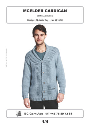 McElder Cardigan by Chrissie Day in BC Garn Semilla Grosso - 4015BC - Downloadable PDF