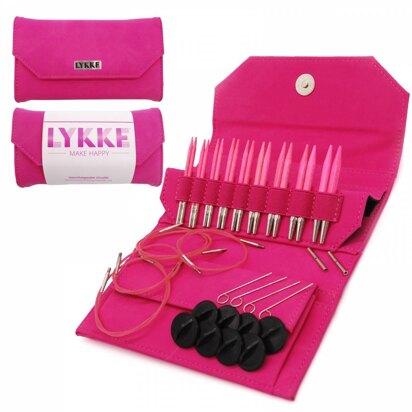 Lykke Blush 3.5" Interchangeable Circular Needle Set