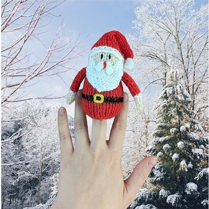 Father Christmas Santa Claus Finger Puppet