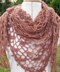 Nutmeg lace shawl