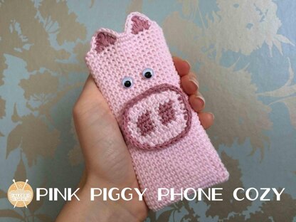 Pink Piggy Phone Cozy