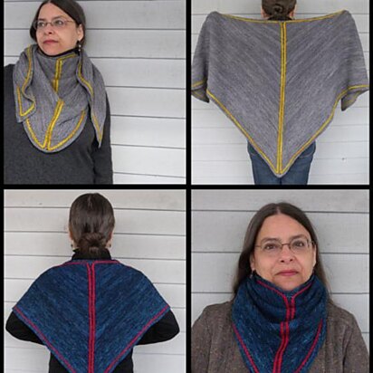 Geometry Shawl - knitting pattern