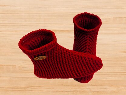 Crochet Women's Red Boot