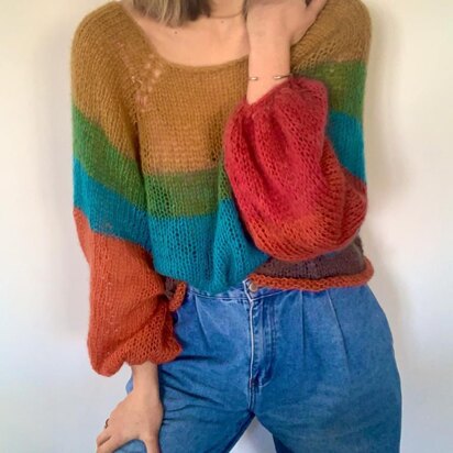 Oversized mohair sweater