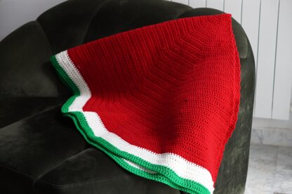 Watermelon blanket crochet pattern