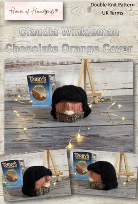 Claudia Winkleman Chocolate Orange Cover Knitting Pattern