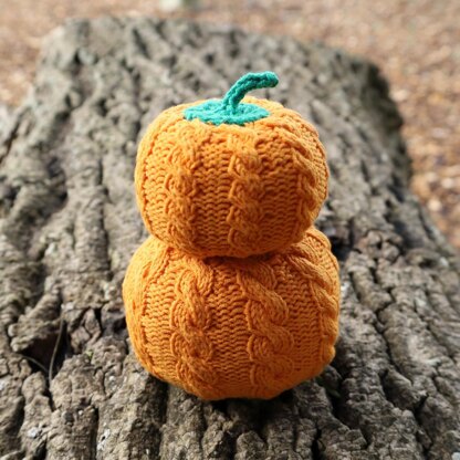 Two Cabled Pumpkins