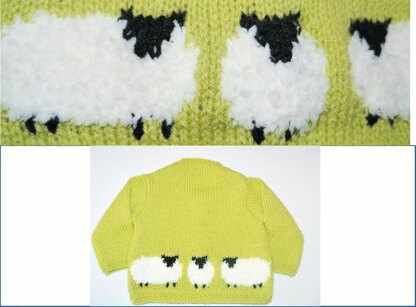 Baby Sheep Jacket and Hat