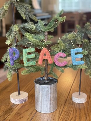 Christmas Letter Ornaments