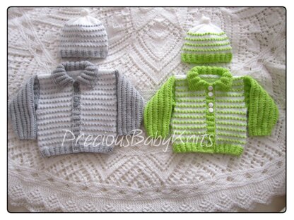 Maddison Cardigan and Hat