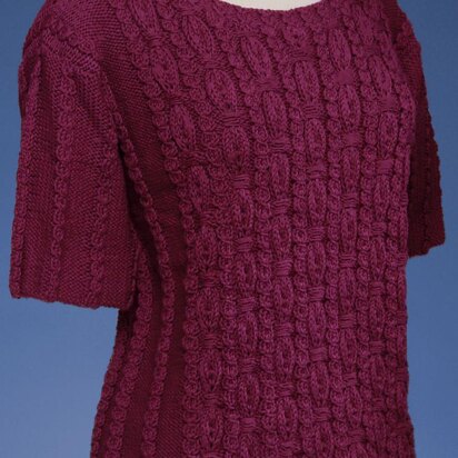 Ornamental Rib Pullover in 2 Sleeve Lengths #143