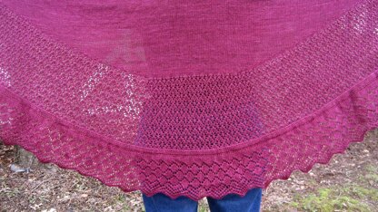 Night Sky Wide Wingspan Shawl