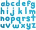 Lowercase Alphabet Crochet Motifs Pattern