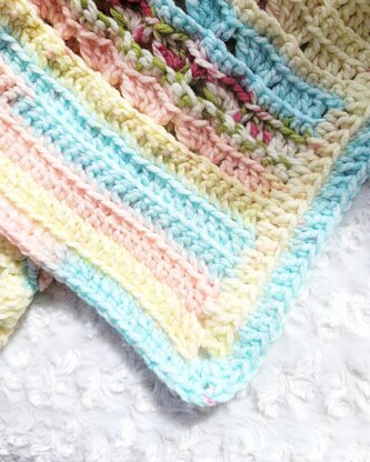 Flower Boxes Baby Blanket