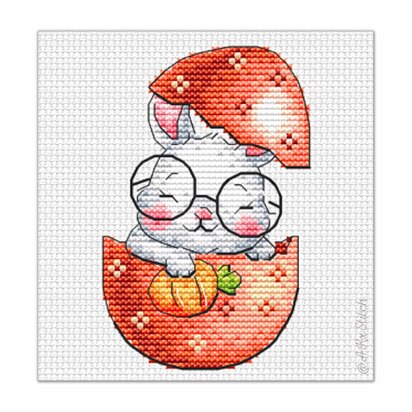 Easter Bunny 04 Cross Stitch PDF Pattern