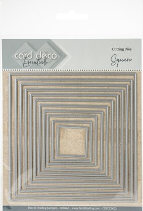 Find It Trading Card Deco Essentials Nesting Cutting Dies - Square