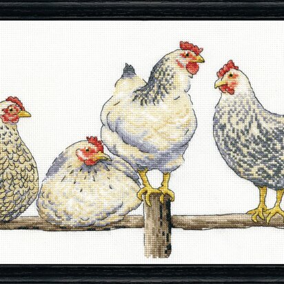 Design Works The Roost Counted Cross Stitch Kit - 56 x 20cm