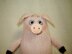 Knit pink pig, DIY Stuffed Animal