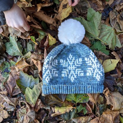 Mosaic Snowflake Hat