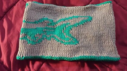 SHARK! Double Knit Cowl