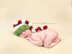 Christmas Stocking Cap Hat Baby Child Newborn Pompom  Sleeper Long Newborn Photography Prop Family Photos