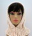 Snow Queen Cable Hooded Hat