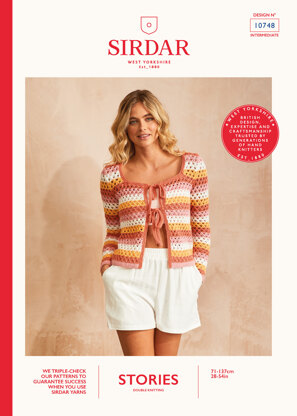 Candy Chic Cardigan in Sirdar Stories DK - Downloadable PDF