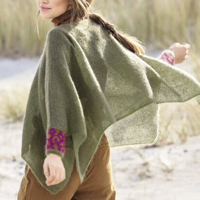 01 Poncho in Lana Grossa Silkhair - DE - Downloadable PDF