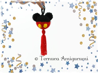 Mickey pendant crochet pattern