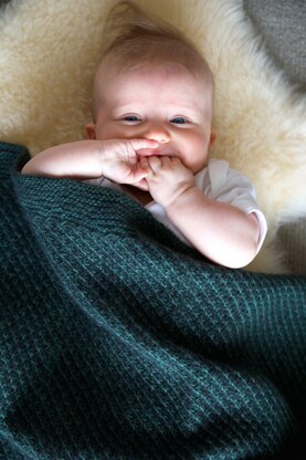 Green Growth Baby Blanket