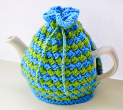 Cornflower 2 Cup Teapot Cosy Knitting Pattern