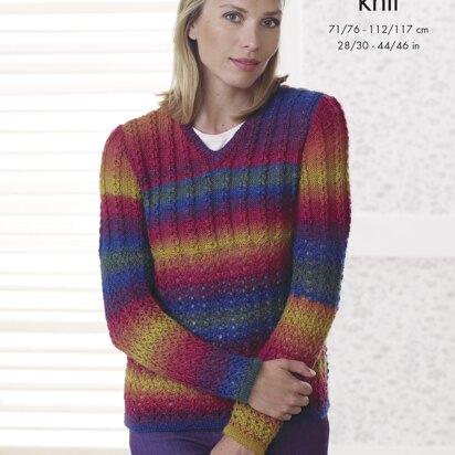 Sweater & Cardigan in King Cole Riot DK - 4680 - Downloadable PDF