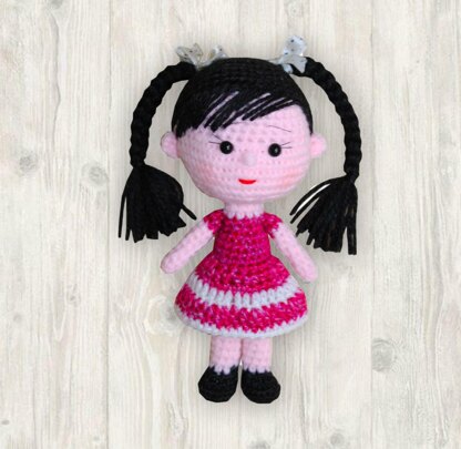 Lucy Doll Crochet Pattern, Crochet Doll, Crochet Girl, Girl Crochet Pattern, Amigurumi Doll, Amigurumi Girl