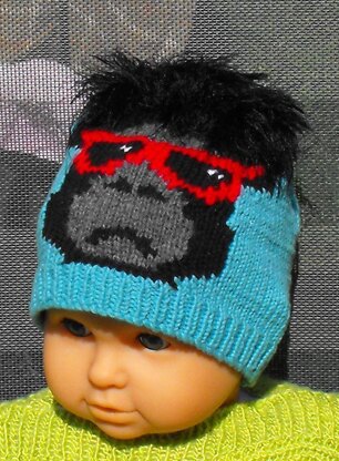 Baby Madmonkeyknitter Beanie Hat