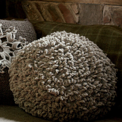 Ashby Cushion in Rowan British Sheep Breeds Fine Boucle