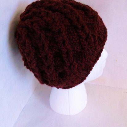 Spiral Faux Braid Hat