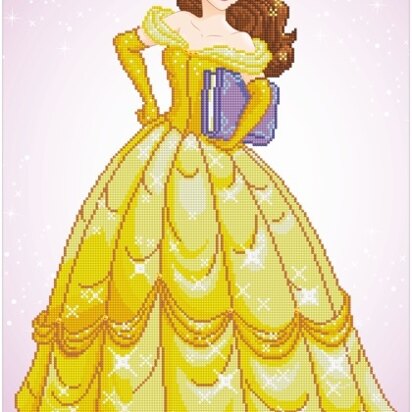 Vervaco Disney Belle Diamond Painting Kit
