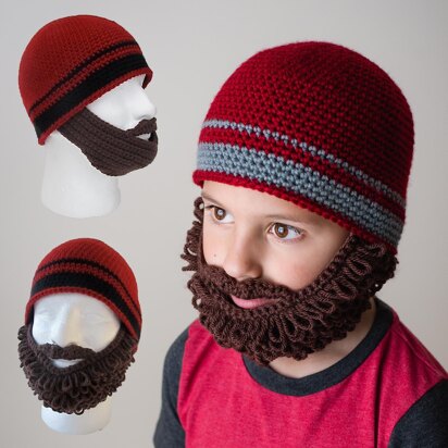 Curly / Straight Beard Beanie