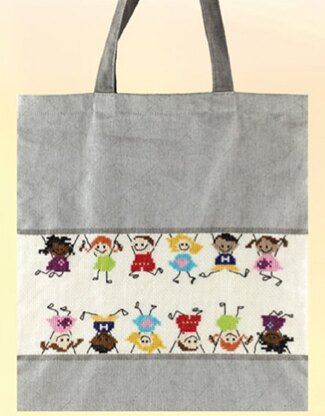 Pako Bag - Children (10 Tpi Cotton) Counted Cross Stitch Kit - 36x41 cm