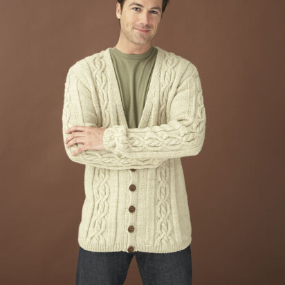 Northshore Cardigan in Lion Brand Wool-Ease - 90191AD