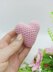 Easy crochet little heart pattern
